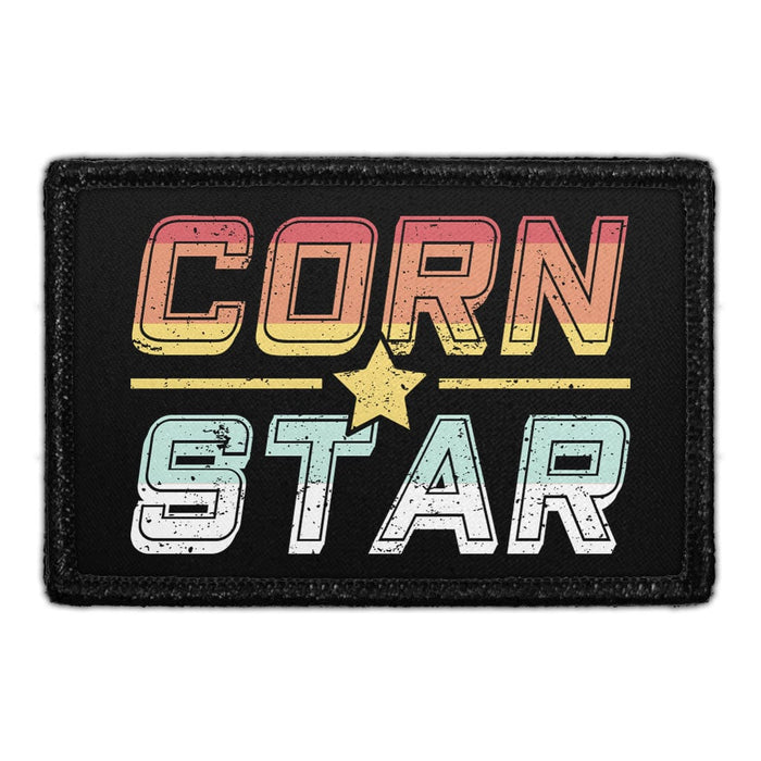 CORN_STAR Meta Data - Crop Image Text - - Removable Patch - Pull Patch - Removable Patches For Authentic Flexfit and Snapback Hats
