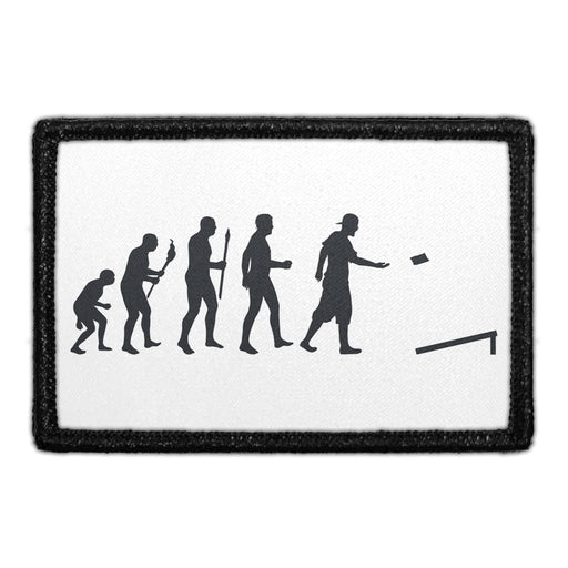 CORNHOLE EVOLUTION Meta Data - Crop Image Text - - Removable Patch - Pull Patch - Removable Patches For Authentic Flexfit and Snapback Hats