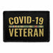 COVID-19 Veteran - Removable Patch - Pull Patch - Removable Patches For Authentic Flexfit and Snapback Hats