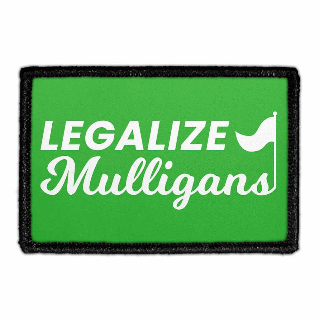 Legalize Mulligans - Removable Patch - Pull Patch - Removable Patches For Authentic Flexfit and Snapback Hats