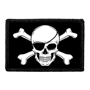 Jolly Roger - Eye Patch - Removable Patch - Pull Patch - Removable Patches For Authentic Flexfit and Snapback Hats