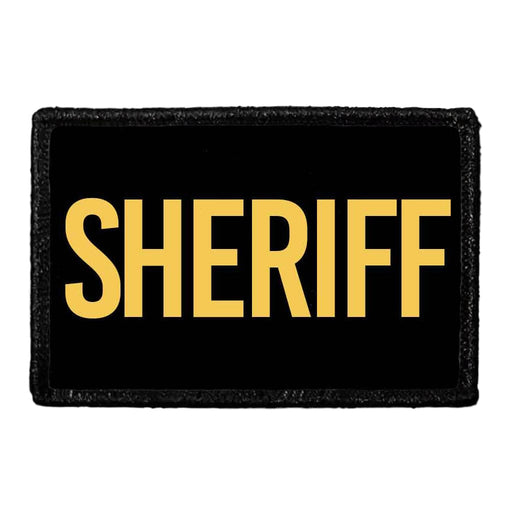 Sheriff - Removable Patch - Pull Patch - Removable Patches For Authentic Flexfit and Snapback Hats