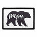 Papa Bear - Removable Patch - Pull Patch - Removable Patches For Authentic Flexfit and Snapback Hats