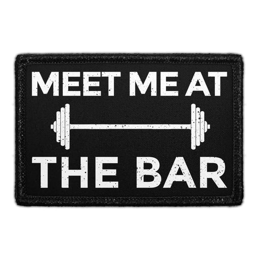 Meet Me At The Bar - Removable Patch - Pull Patch - Removable Patches For Authentic Flexfit and Snapback Hats