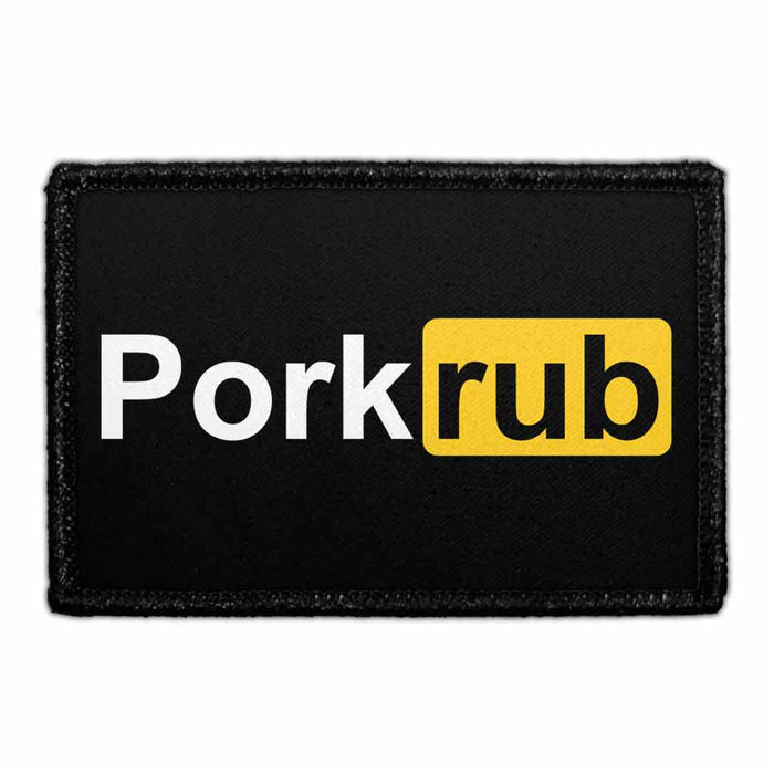 Pork Rub - Removable Patch - Pull Patch - Removable Patches For Authentic Flexfit and Snapback Hats