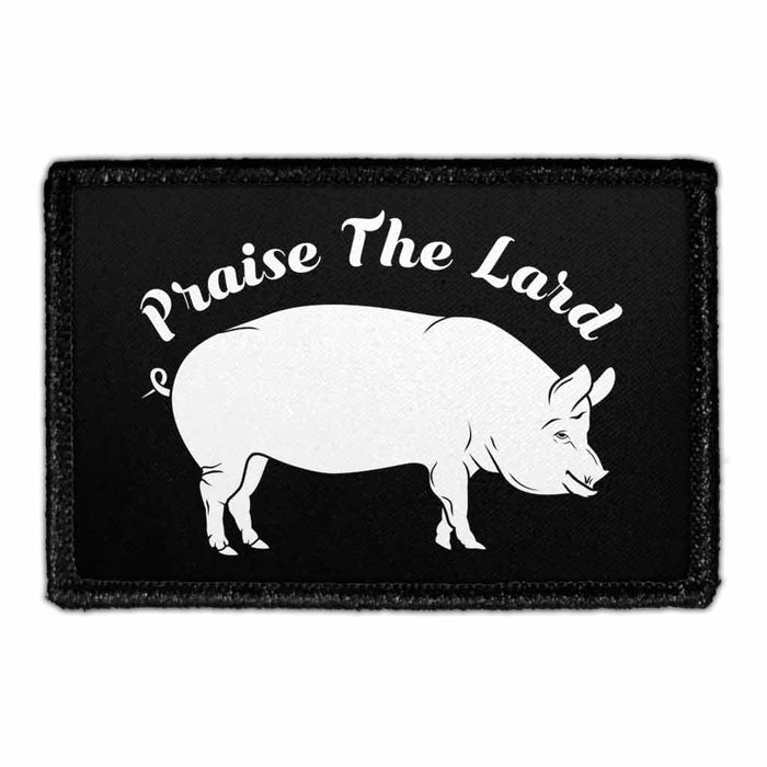 Praise The Lard - Removable Patch - Pull Patch - Removable Patches For Authentic Flexfit and Snapback Hats