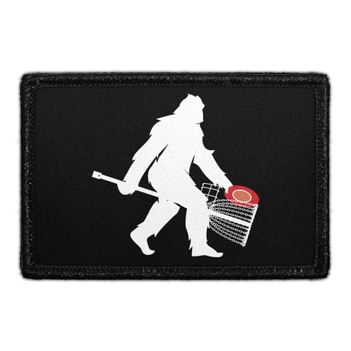 BIG FOOT - DISC GOLF Meta Data - Crop Image Text - - Removable Patch - Pull Patch - Removable Patches For Authentic Flexfit and Snapback Hats
