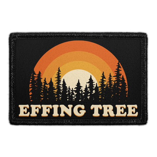 EFFING TREE - DISC GOLF Meta Data - Crop Image Text - - Removable Patch - Pull Patch - Removable Patches For Authentic Flexfit and Snapback Hats
