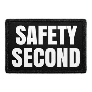Safety Second - Removable Patch - Pull Patch - Removable Patches For Authentic Flexfit and Snapback Hats