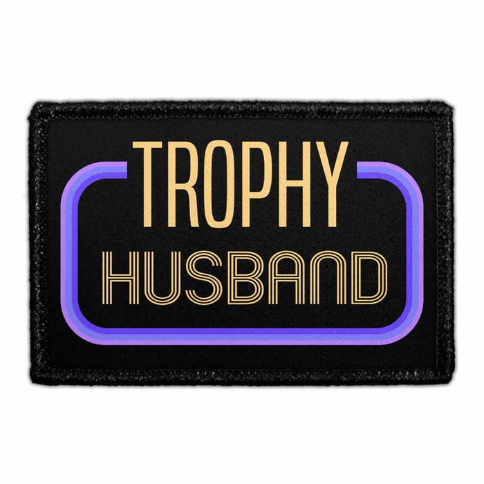 Trophy Husband - Removable Patch - Pull Patch - Removable Patches For Authentic Flexfit and Snapback Hats