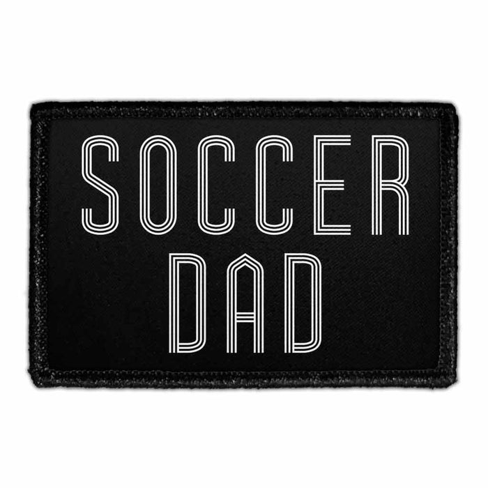 Soccer Dad - Removable Patch - Pull Patch - Removable Patches For Authentic Flexfit and Snapback Hats