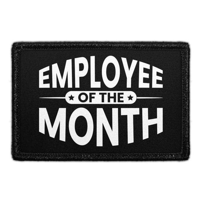Employee Of The Month - Removable Patch - Pull Patch - Removable Patches For Authentic Flexfit and Snapback Hats
