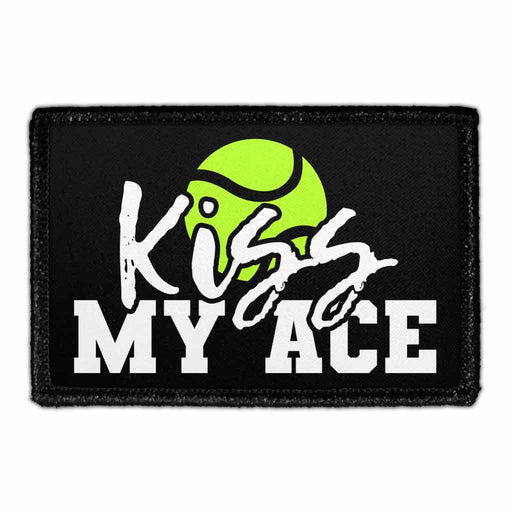 Kiss My Ace - Tennis - Removable Patch - Pull Patch - Removable Patches For Authentic Flexfit and Snapback Hats