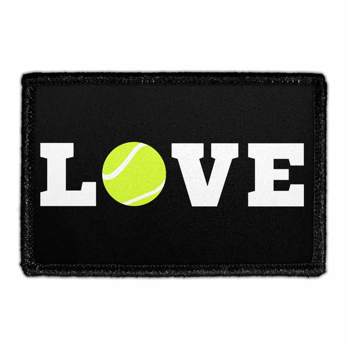 Love - Tennis - Removable Patch - Pull Patch - Removable Patches For Authentic Flexfit and Snapback Hats