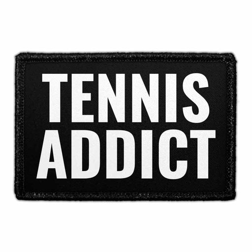 Tennis Addict - Removable Patch - Pull Patch - Removable Patches For Authentic Flexfit and Snapback Hats