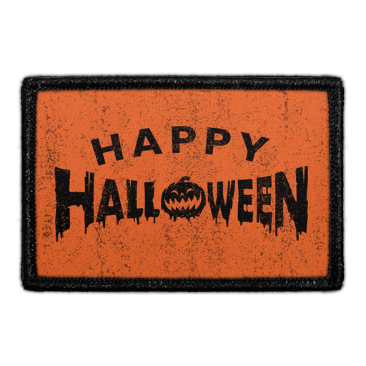 Happy Halloween - Removable Patch - Pull Patch - Removable Patches For Authentic Flexfit and Snapback Hats