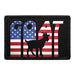 GOAT - US Flag - Removable Patch - Pull Patch - Removable Patches For Authentic Flexfit and Snapback Hats