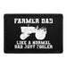 Farmer Dad - Like A Normal Dad Just Cooler - Removable Patch - Pull Patch - Removable Patches For Authentic Flexfit and Snapback Hats