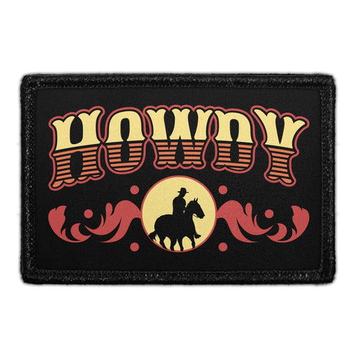 Howdy - Removable Patch - Pull Patch - Removable Patches For Authentic Flexfit and Snapback Hats