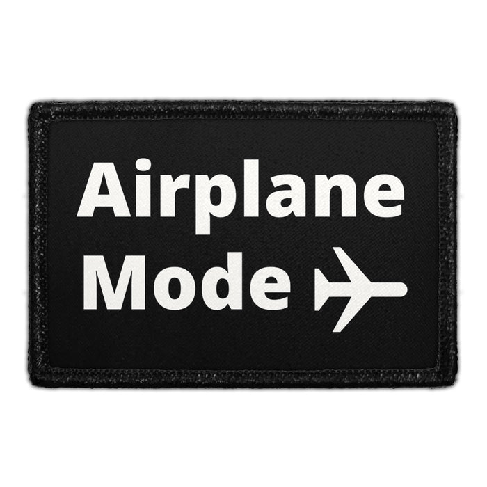 Airplane Mode - Removable Patch - Pull Patch - Removable Patches For Authentic Flexfit and Snapback Hats