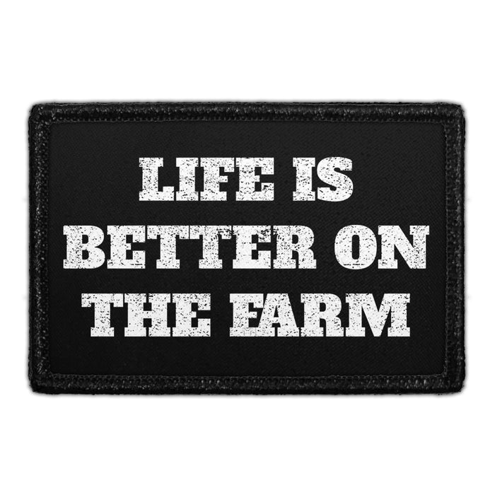 No Farmer No Food - Removable Patch - Pull Patch - Removable Patches For Authentic Flexfit and Snapback Hats