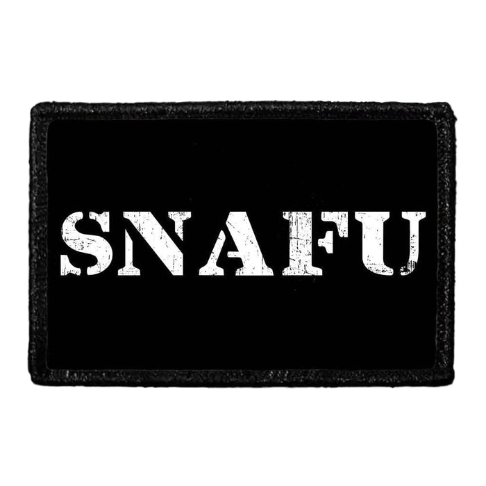 SNAFU - Removable Patch - Pull Patch - Removable Patches For Authentic Flexfit and Snapback Hats