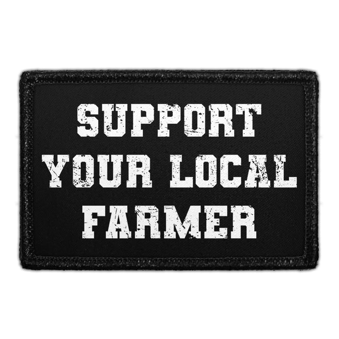 Support Your Local Farmer - Removable Patch - Pull Patch - Removable Patches For Authentic Flexfit and Snapback Hats