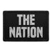 THE_NATION. Meta Data - Crop Image Text - - Removable Patch - Pull Patch - Removable Patches For Authentic Flexfit and Snapback Hats