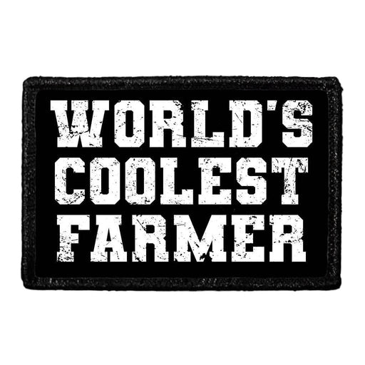 World's Coolest Farmer - Removable Patch - Pull Patch - Removable Patches For Authentic Flexfit and Snapback Hats