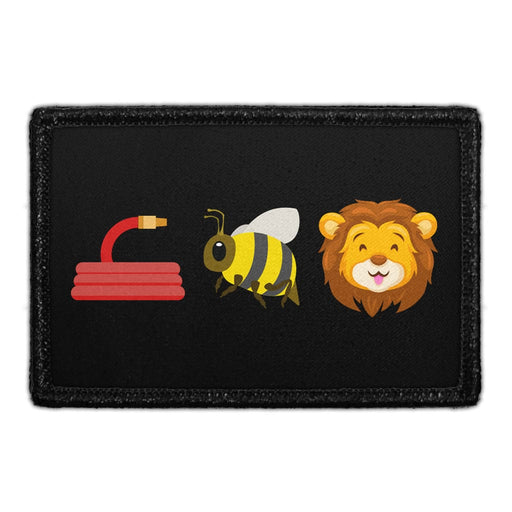 Hoe's Bee Lion - Removable Patch - Pull Patch - Removable Patches For Authentic Flexfit and Snapback Hats
