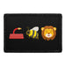 Hoe's Bee Lion - Removable Patch - Pull Patch - Removable Patches For Authentic Flexfit and Snapback Hats