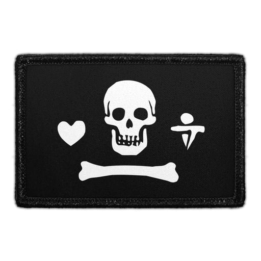 Pirate Stede Bonnet Flag - Removable Patch - Pull Patch - Removable Patches That Stick To Your Gear