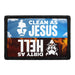 Clean As Jesus - Dirty As Hell - Removable Patch - Pull Patch - Removable Patches That Stick To Your Gear