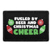 Fueled By Beer And Christmas Cheer - Removable Patch - Pull Patch - Removable Patches That Stick To Your Gear