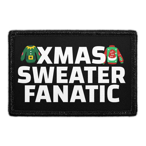 Xmas Sweater Fanatic - Removable Patch - Pull Patch - Removable Patches That Stick To Your Gear