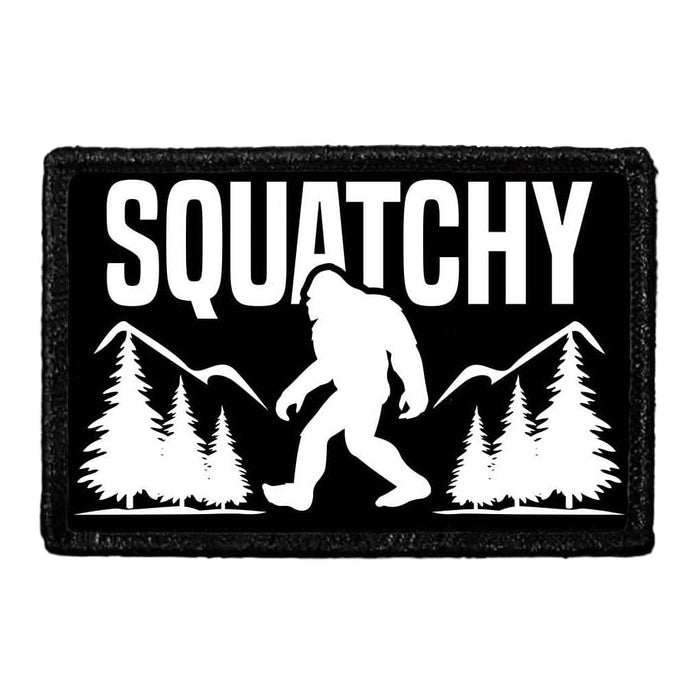 Squatchy - Removable Patch - Pull Patch - Removable Patches That Stick To Your Gear