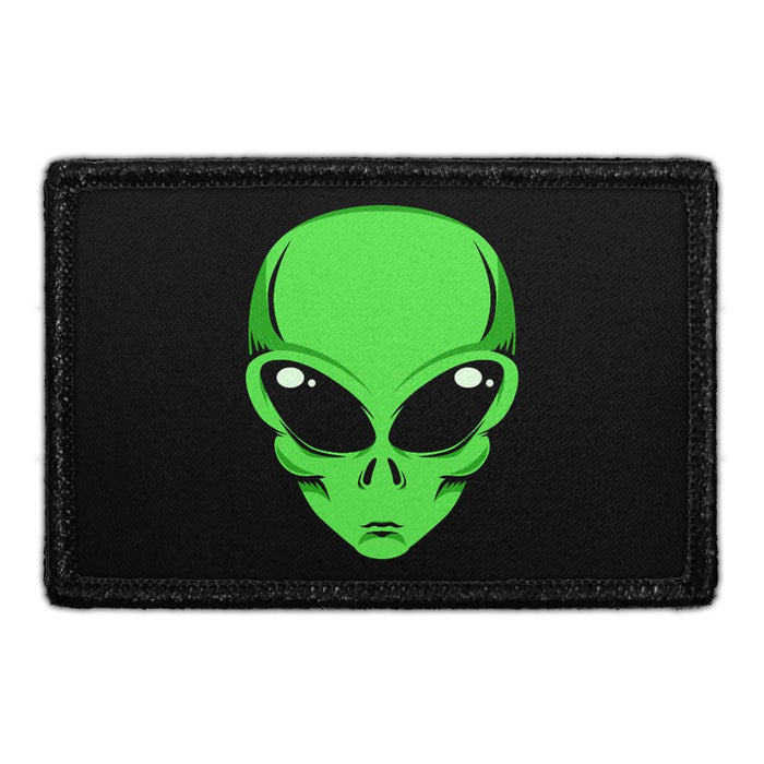 Alien Head - Removable Patch - Pull Patch - Removable Patches That Stick To Your Gear