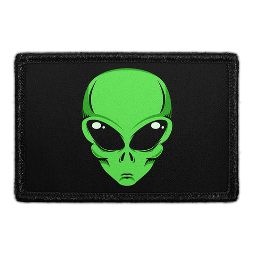 Alien Head - Removable Patch - Pull Patch - Removable Patches That Stick To Your Gear
