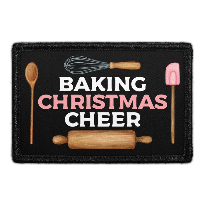 Baking Christmas Cheer - Removable Patch - Pull Patch - Removable Patches That Stick To Your Gear