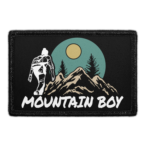Mountain Boy - Removable Patch - Pull Patch - Removable Patches That Stick To Your Gear