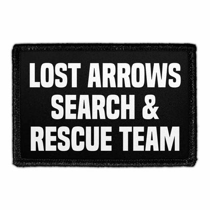Lost Arrows Search & Rescue Team - Removable Patch - Pull Patch - Removable Patches That Stick To Your Gear
