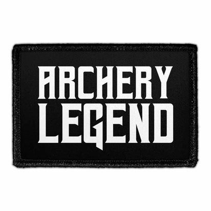 Archery Legend - Removable Patch - Pull Patch - Removable Patches That Stick To Your Gear