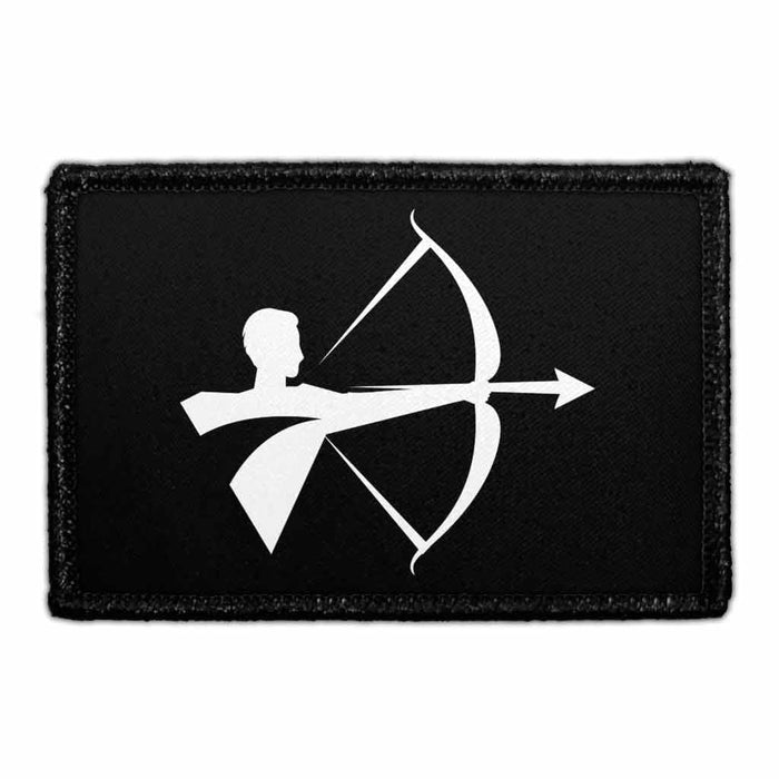 Archer Silhouette Logo - Removable Patch - Pull Patch - Removable Patches That Stick To Your Gear