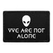 Alien Head - We Are Not Alone - Removable Patch - Pull Patch - Removable Patches That Stick To Your Gear