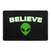 Alien Head - Believe - Removable Patch - Pull Patch - Removable Patches That Stick To Your Gear