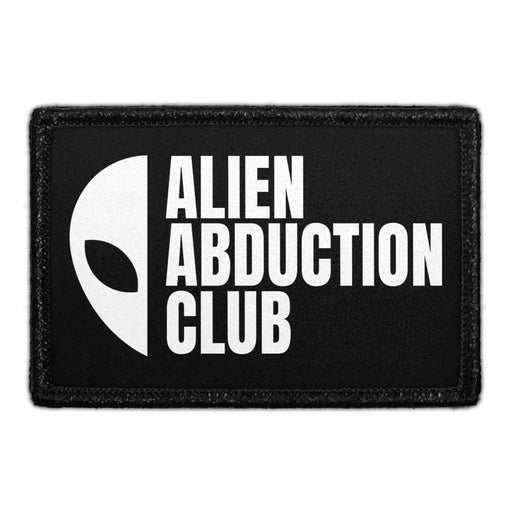 Alien Abduction Club - Removable Patch - Pull Patch - Removable Patches That Stick To Your Gear