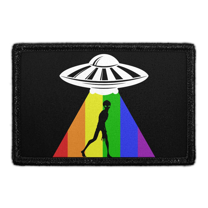 Gay Alien UFO - Removable Patch - Pull Patch - Removable Patches That Stick To Your Gear