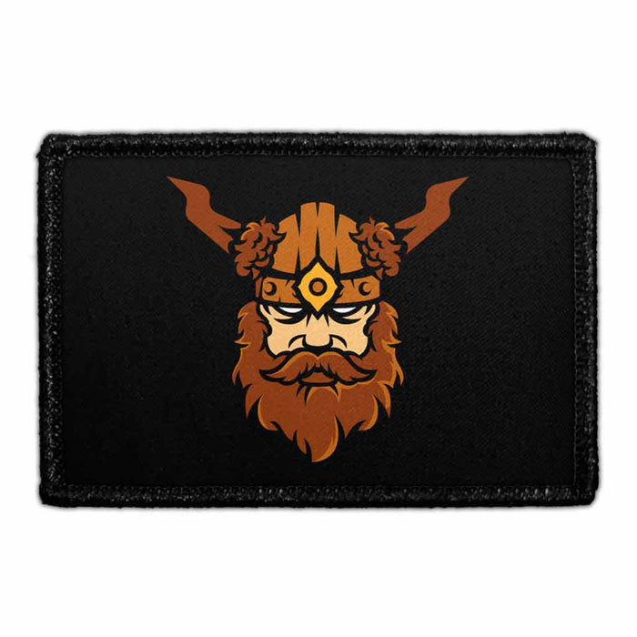 Viking Head - Removable Patch - Pull Patch - Removable Patches That Stick To Your Gear