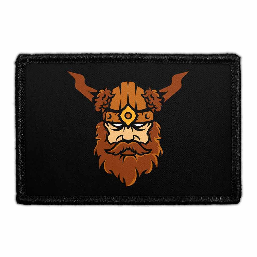 Viking Head - Removable Patch - Pull Patch - Removable Patches That Stick To Your Gear