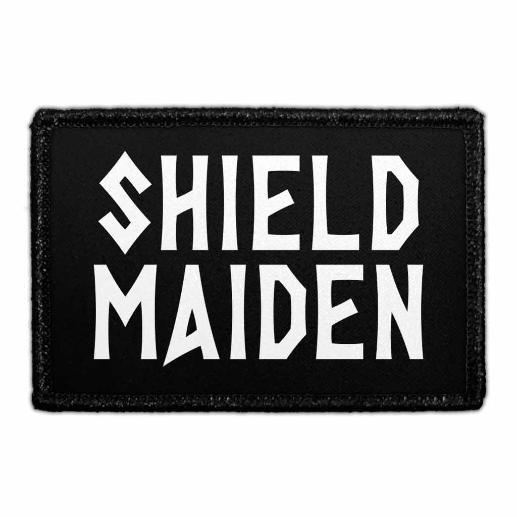 Shield Maiden - Removable Patch - Pull Patch - Removable Patches That Stick To Your Gear